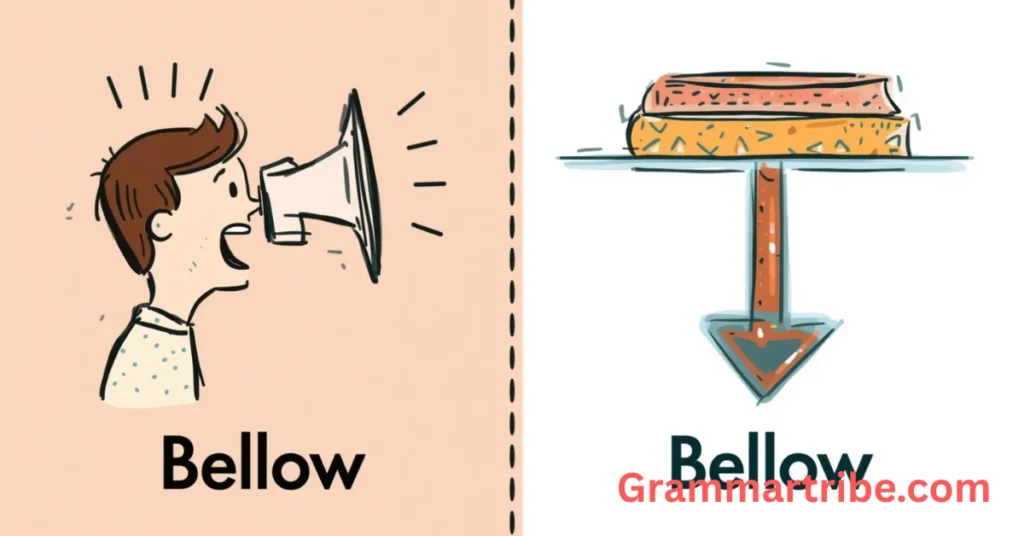 Bellow or Below