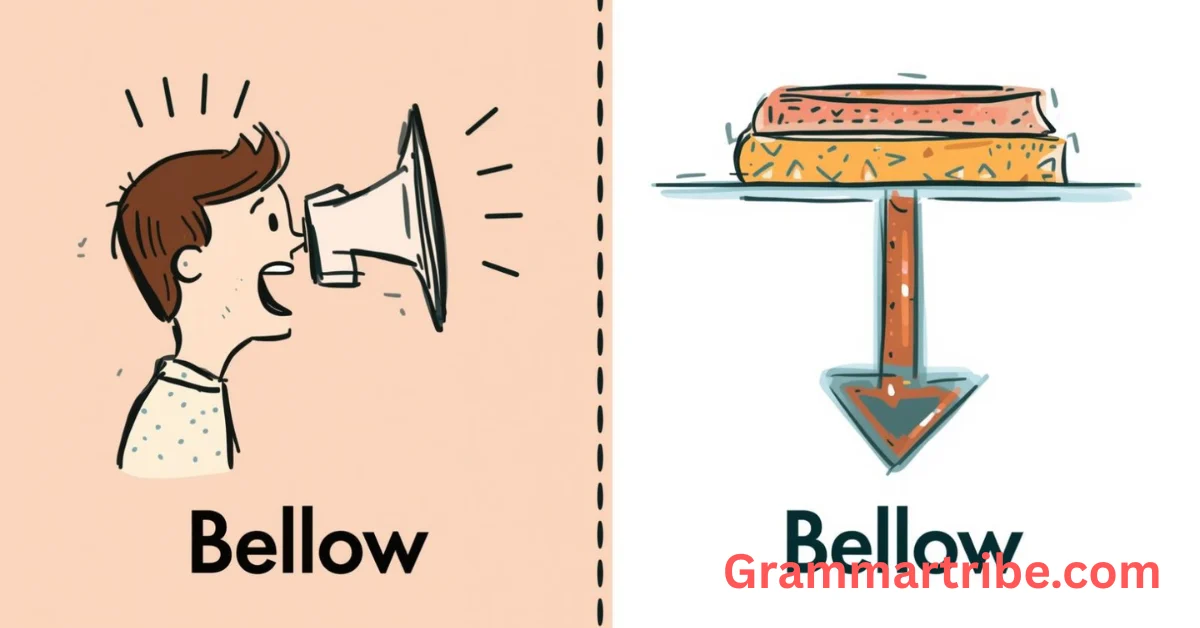 Bellow or Below – Which One Is Correct?