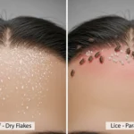 Dandruff or Lice