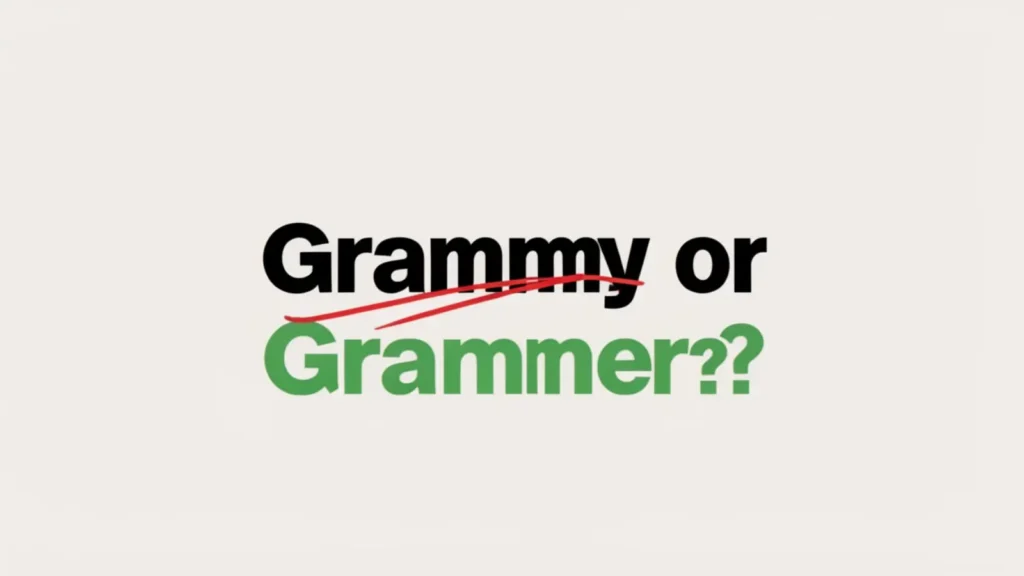 Grammar or Grammer
