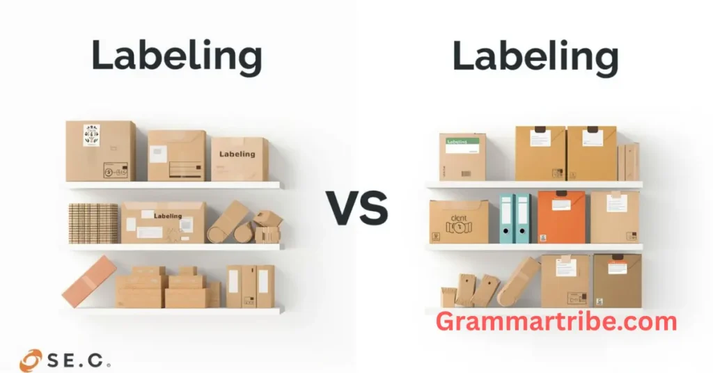 Labelling or Labeling