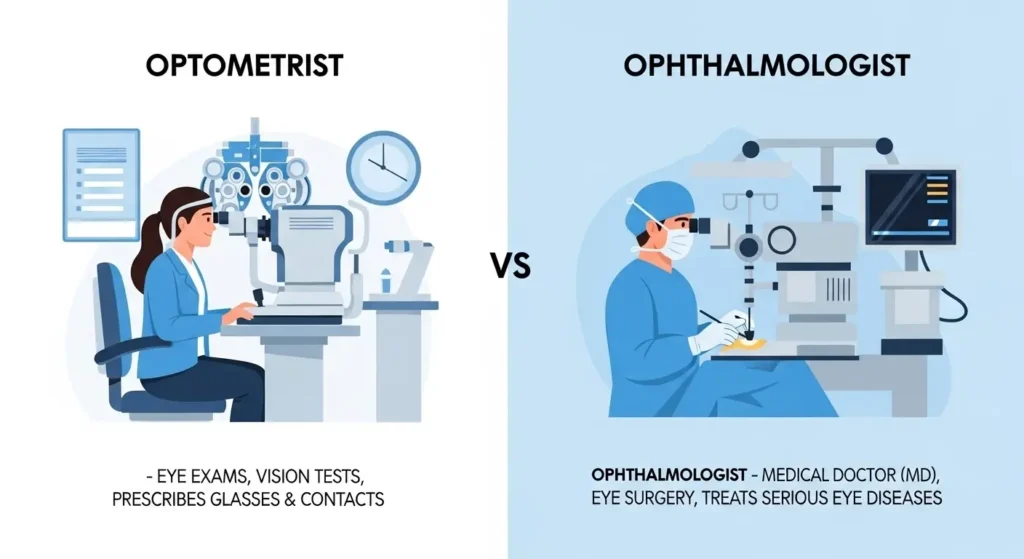 Optometrist or Ophthalmologist