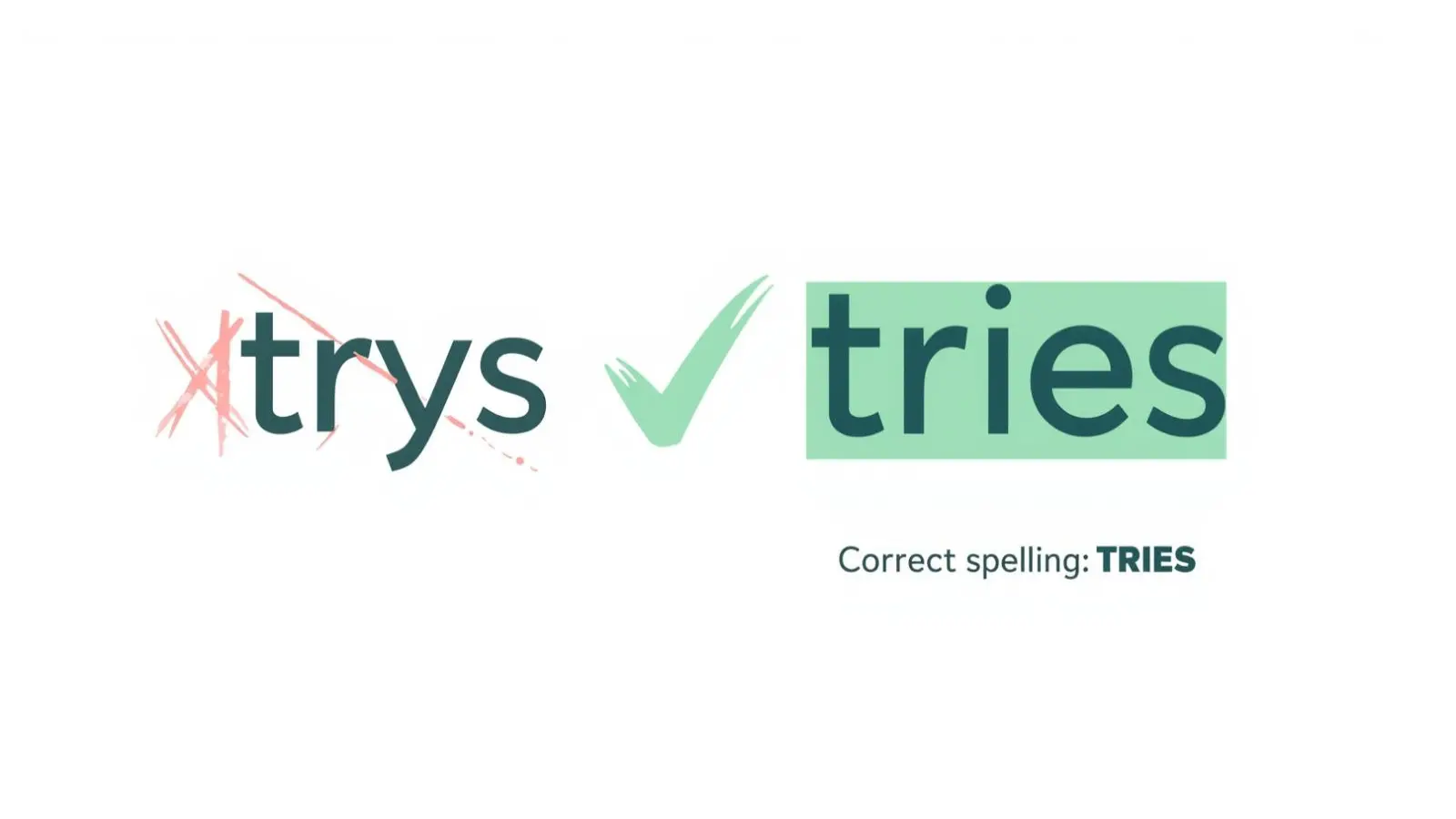 Trys or Tries :Which Spelling Is Correct? (Simple Grammar Guide)