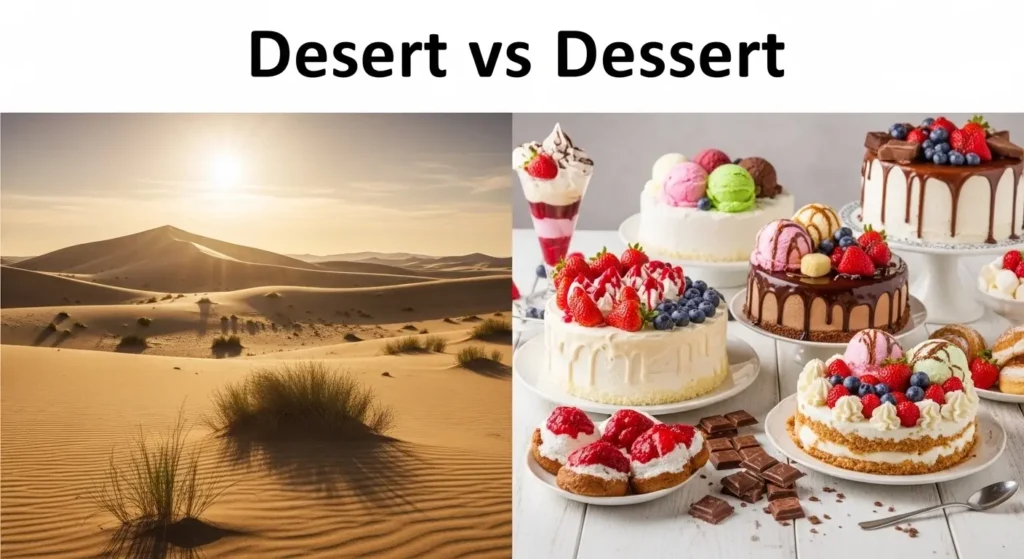 Desert or Dessert