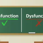 Disfunction or Dysfunction