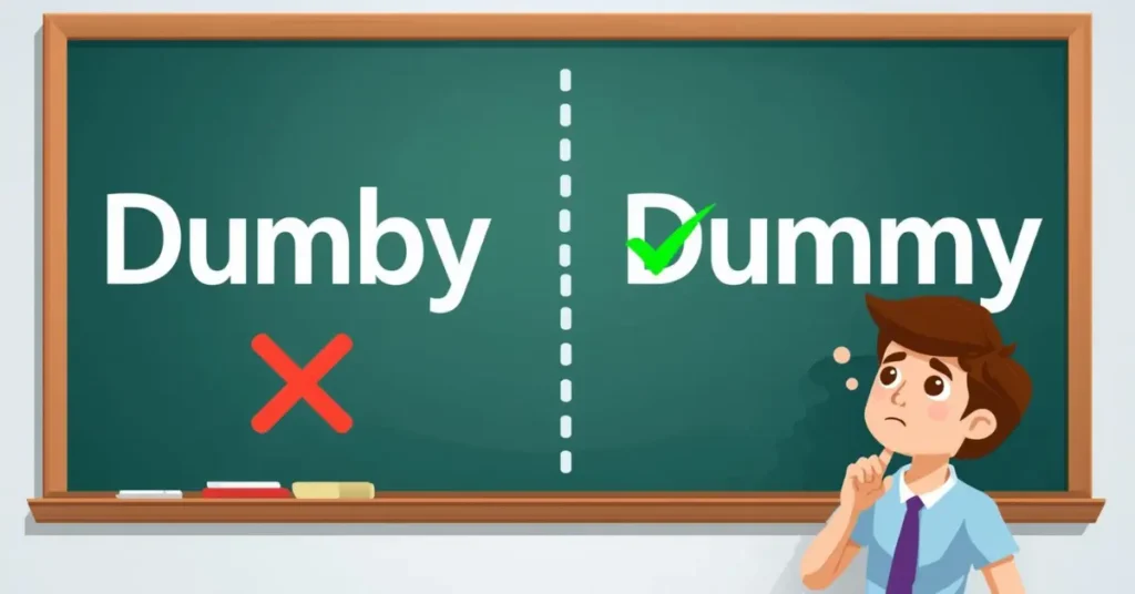 Dumby or Dummy