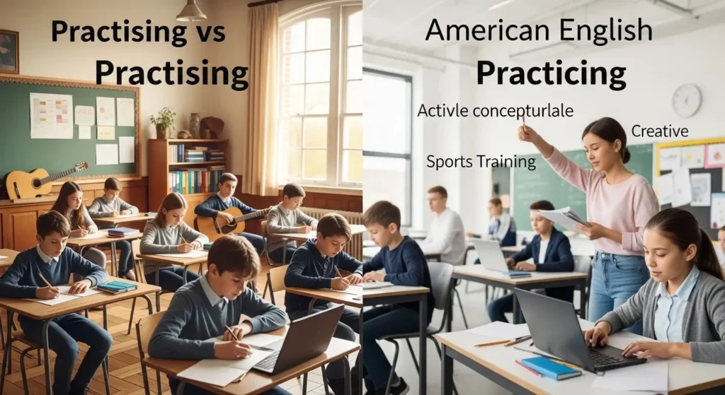 Practising or Practicing