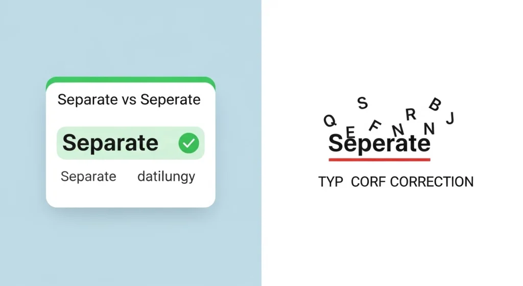 Separate or Seperate