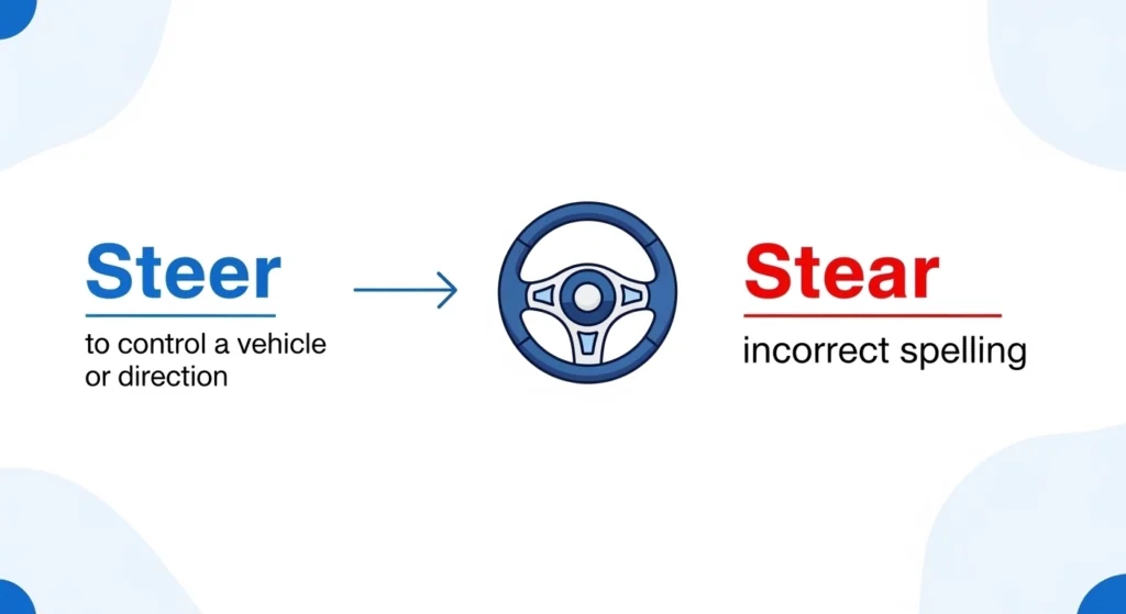 Steer or Stear