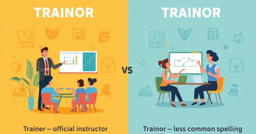 Trainor or Trainer