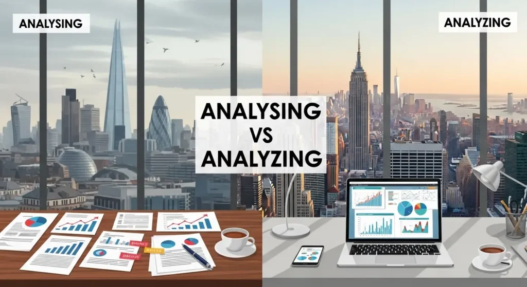 Analysing or Analyzing