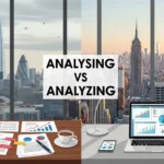 Analysing or Analyzing