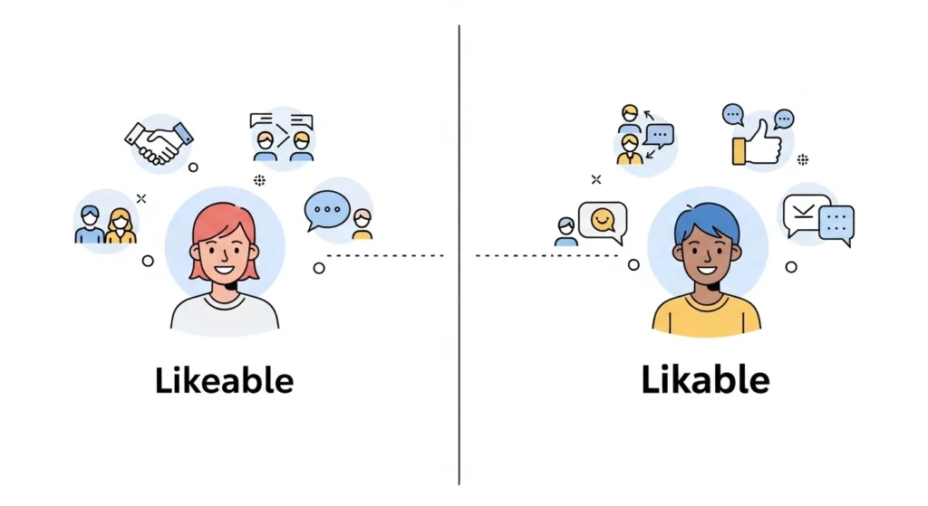 Likeable or Likable