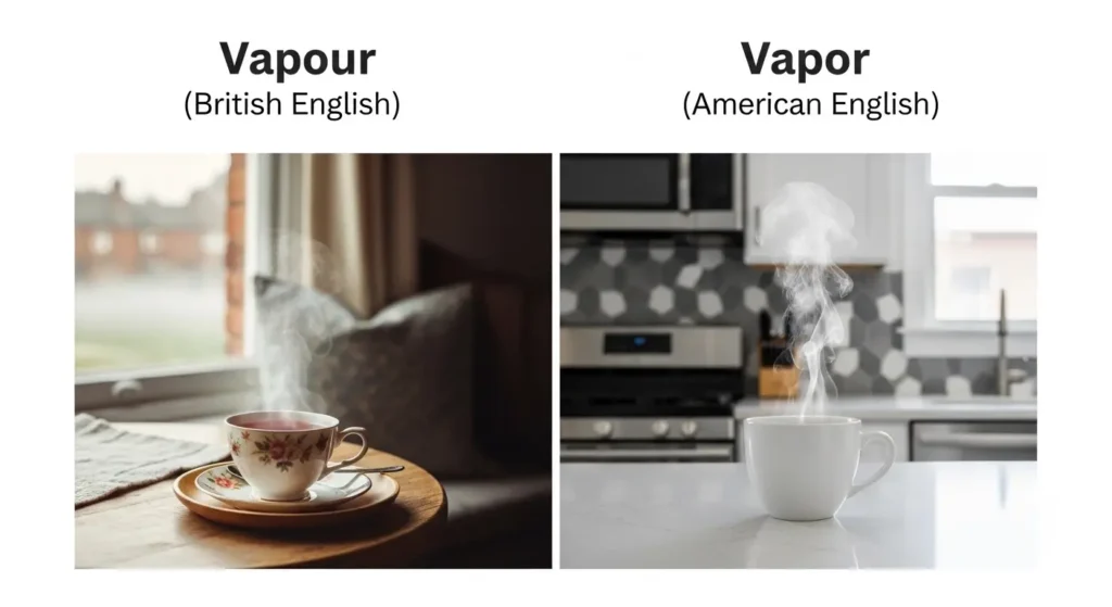 Vapour or Vapor