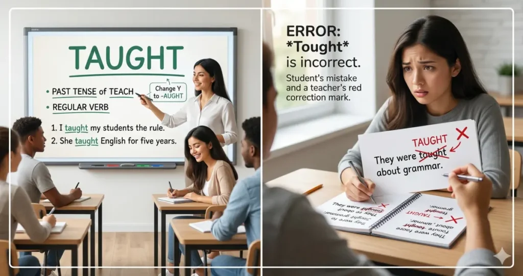 Taught or Tought