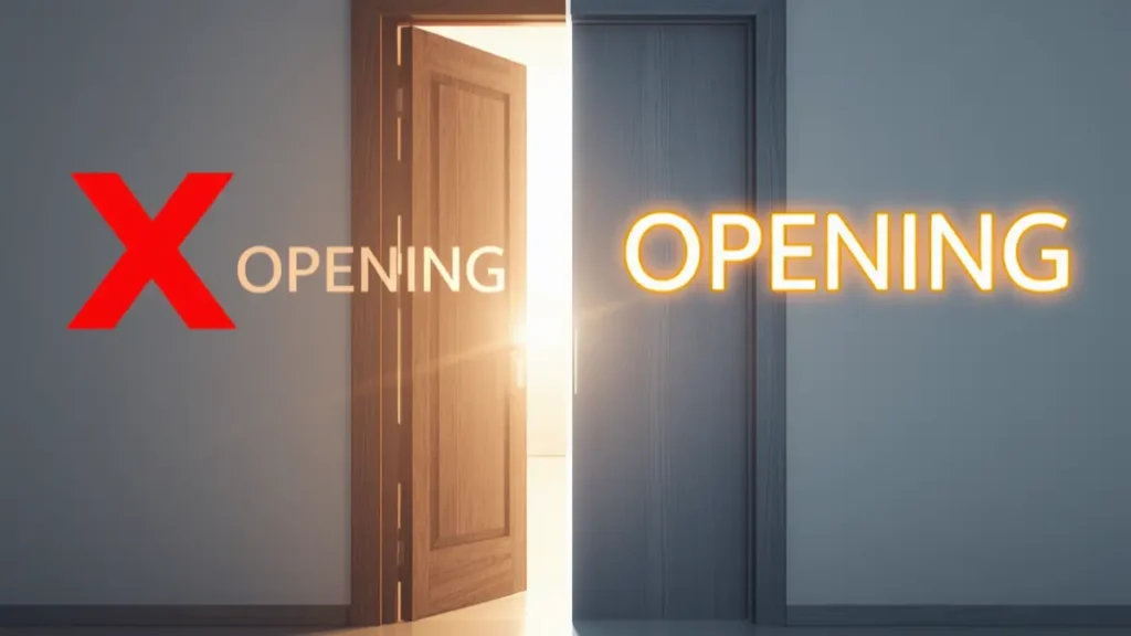 Openning or Opening