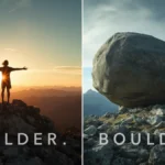 Bolder or Boulder