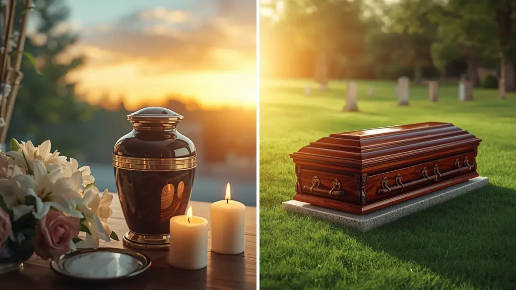 Cremation or Burial
