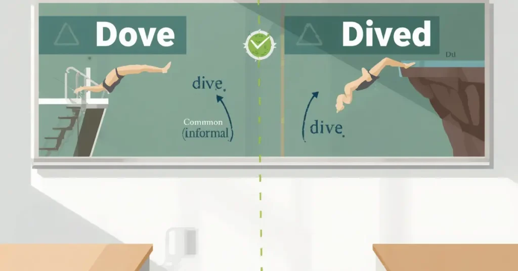 Dove or Dived