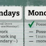 Mondays or Monday’s