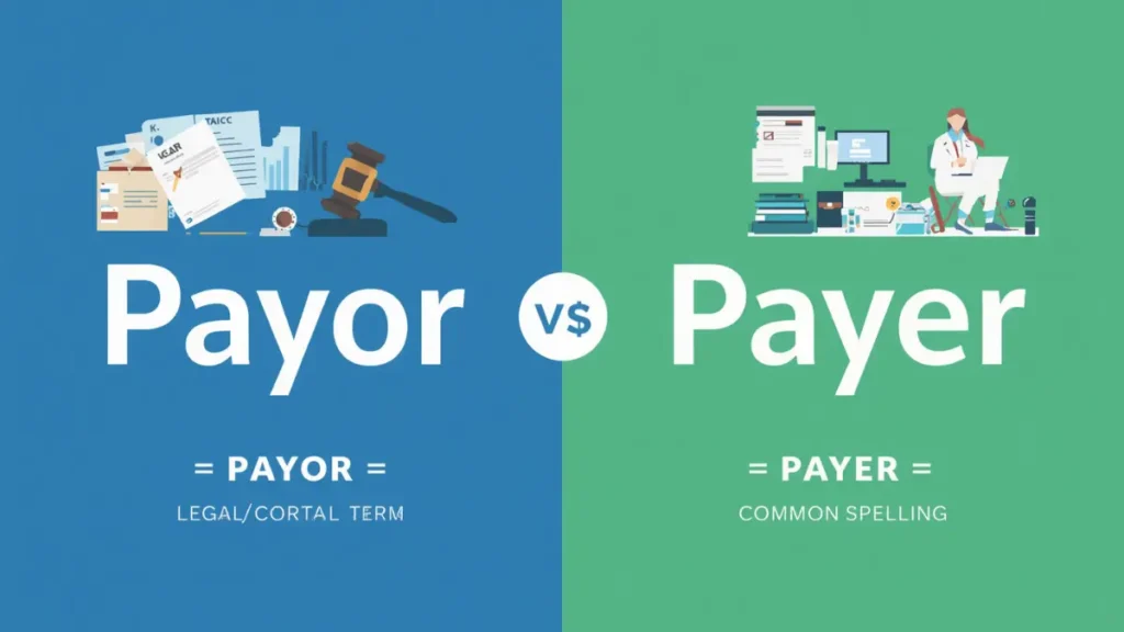 Payor or Payer