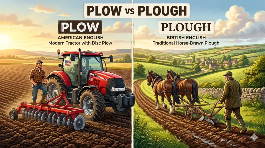 Plow or Plough