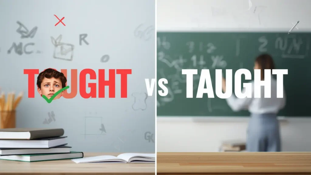 Tought or Taught