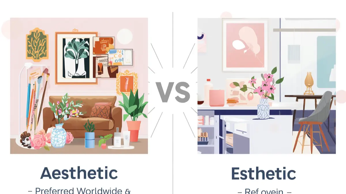 Aesthetic or Esthetic
