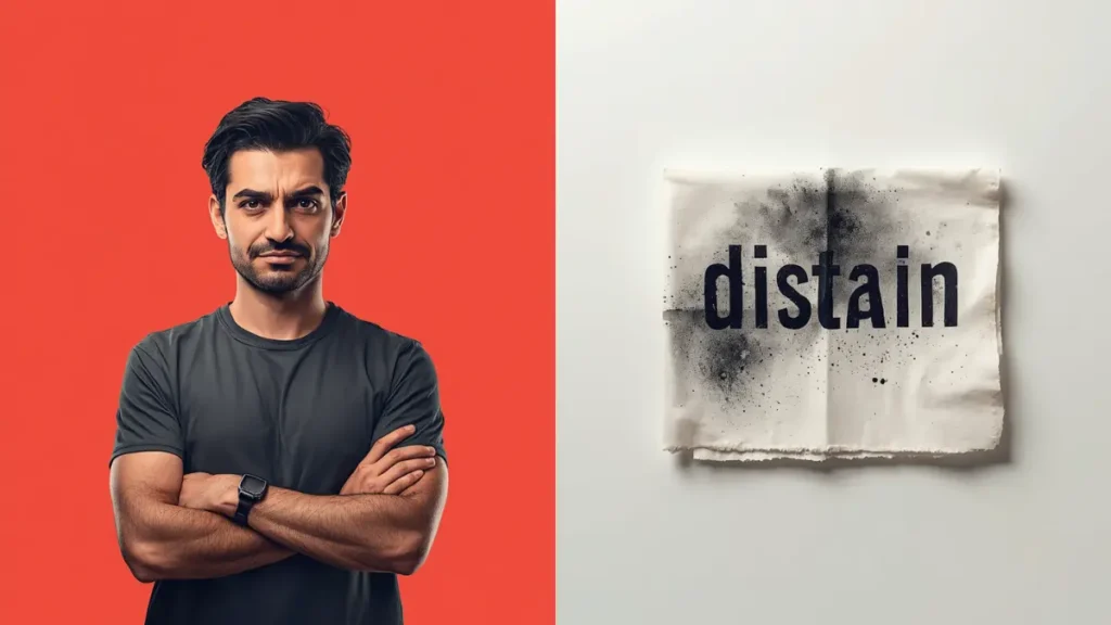 Disdain or Distain