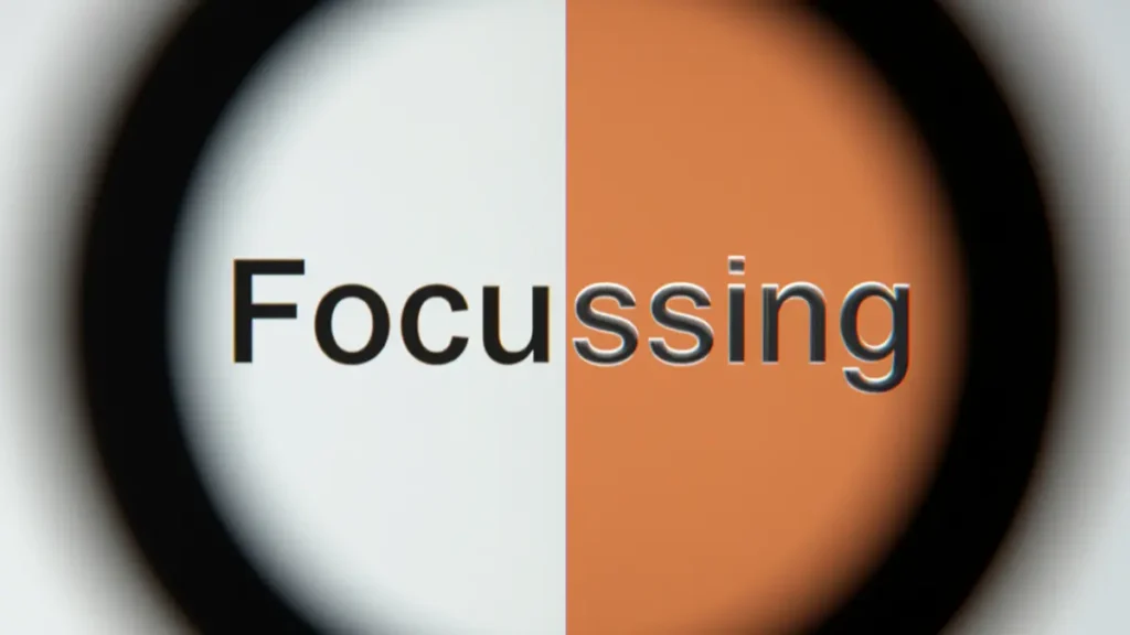 Focussing or Focusing