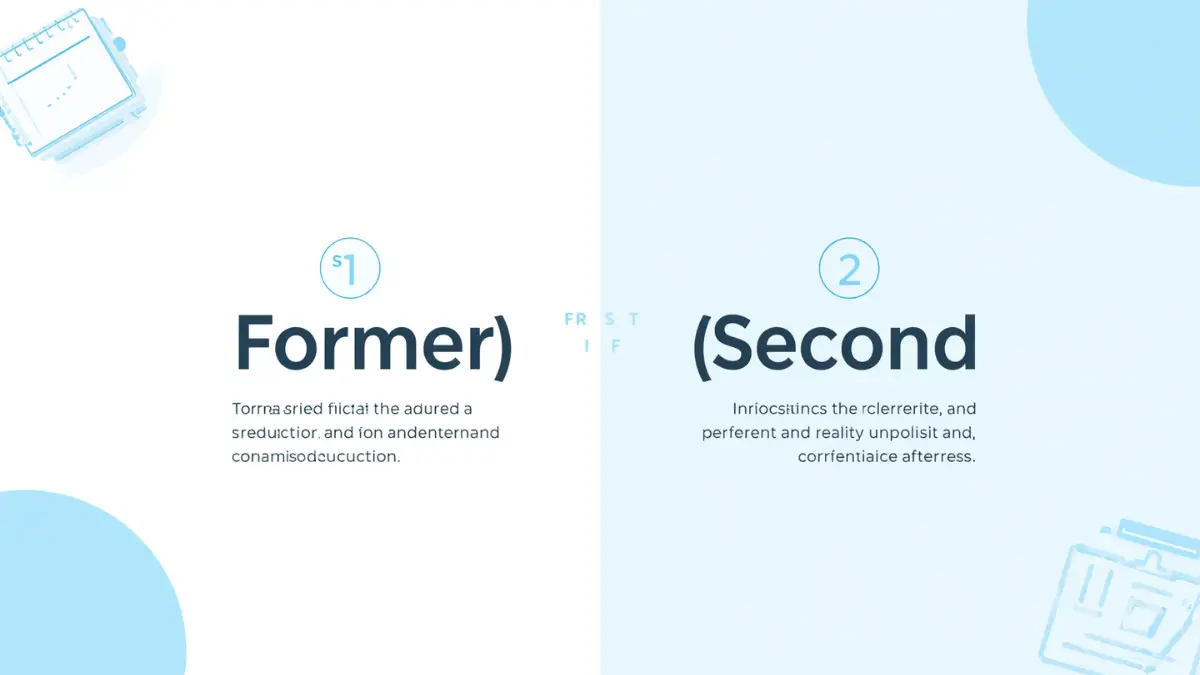 Latter or Former