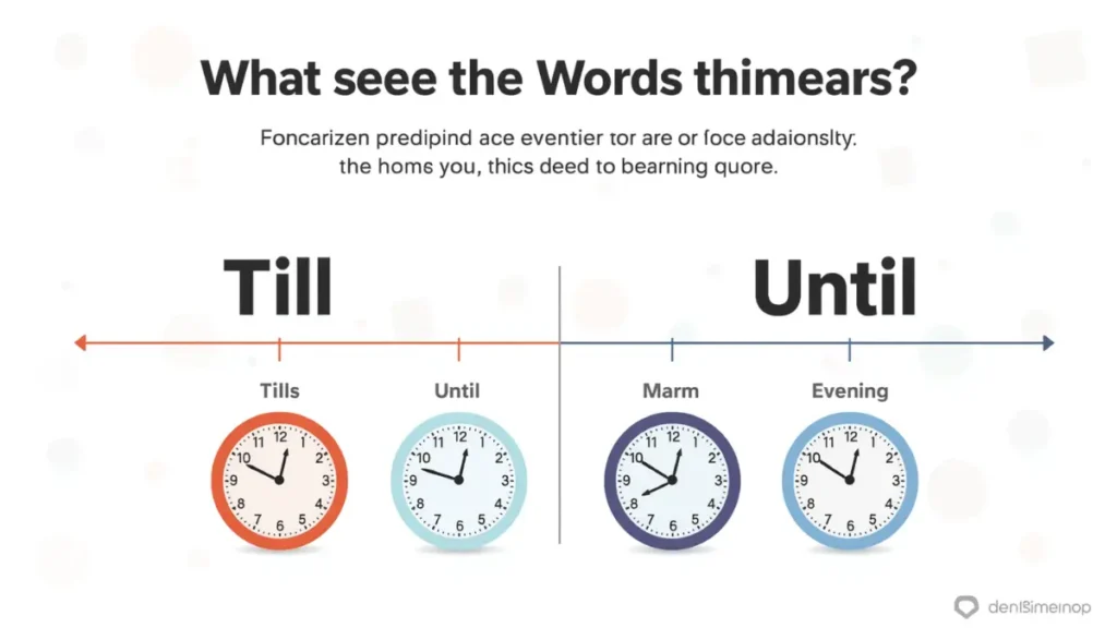 Till or Until