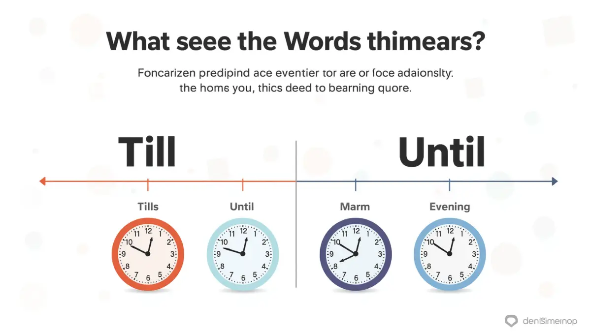 Till or Until