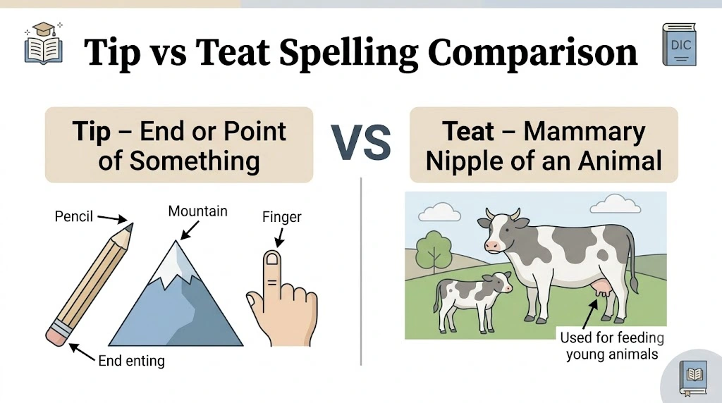 Tip or Teat